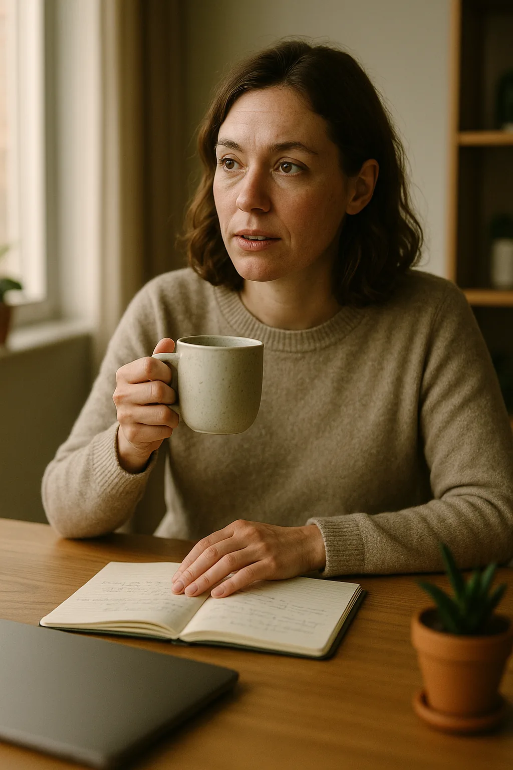 Illustrative photo of an independent professional working at a home desk.
